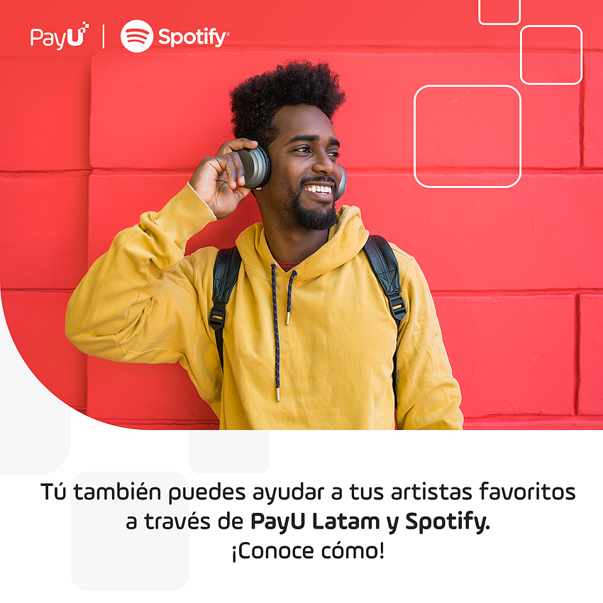 Apoya a tu artista favorito con PayU y Spotify